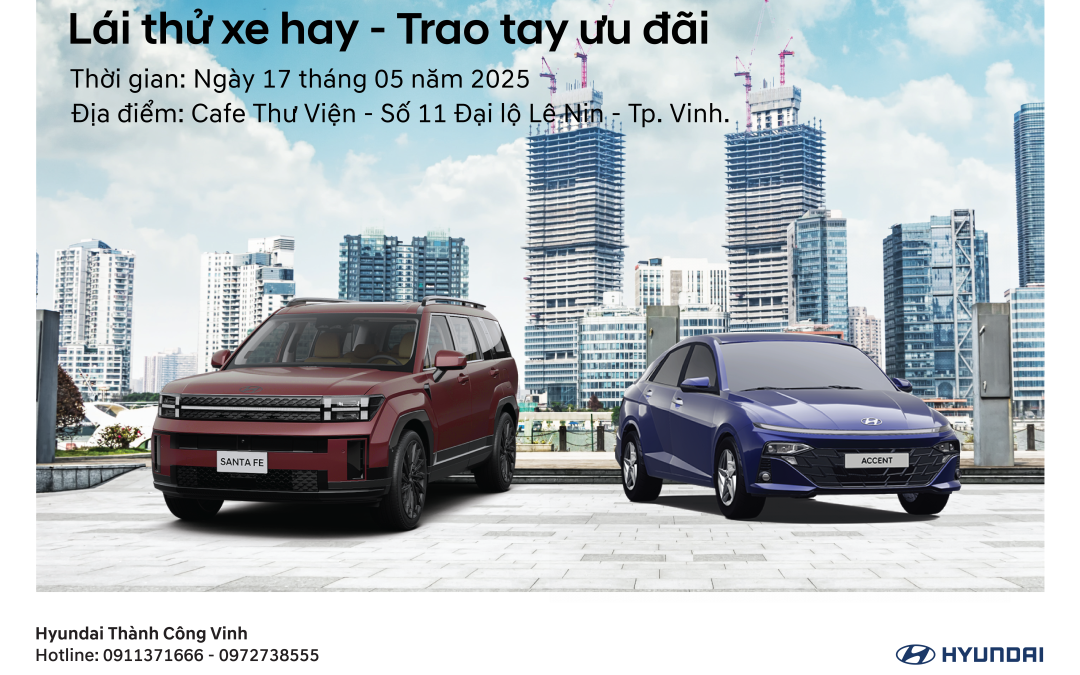 SỰ KIỆN LÁI THỬ ĐẶC BIỆT CUỐI TUẦN – “LÁI THỬ XE HAY – TRAO TAY ƯU ĐÃI”