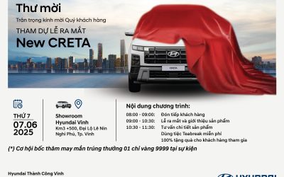 CHÀO ĐÓN HYUNDAI NEW CRETA!
