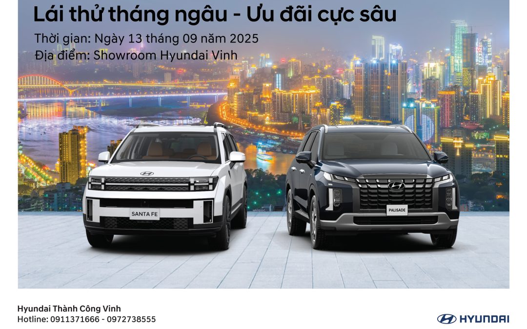 Lái thử tháng ngâu – Ưu đãi cực sâu