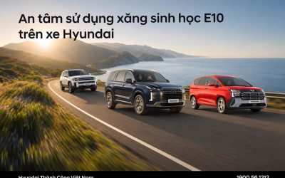 AN TÂM SỬ DỤNG XĂNG SINH HỌC E10 TRÊN CÁC DÒNG XE HYUNDAI
